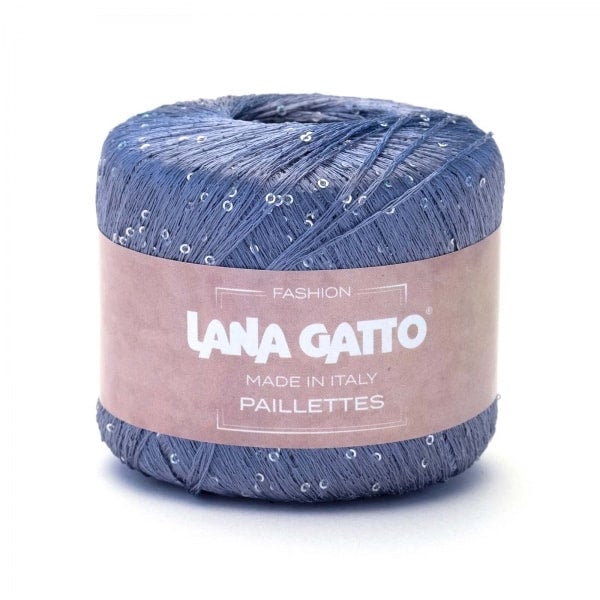 Lana Gatto - filato lamè New Glitter rosa 8584